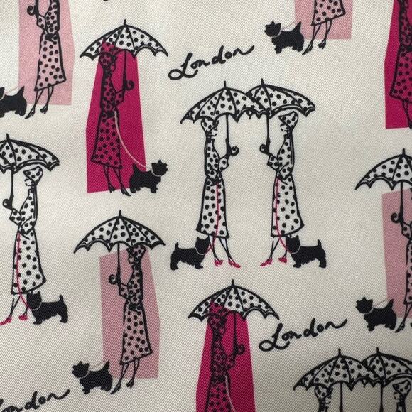 Lulu Guinness London Scotty Dog Tote Purse Handbag With Matching Coin Pouch - Picture 14 of 14